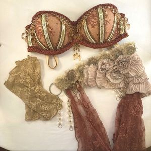 Bellydance Top - 3 piece Set